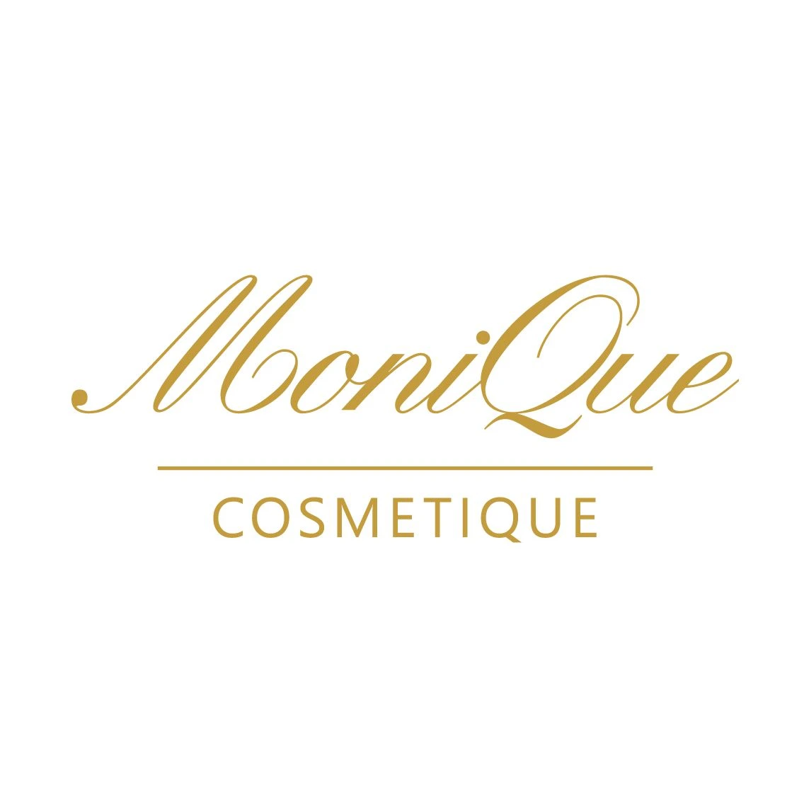 MoniQue Logo Gold